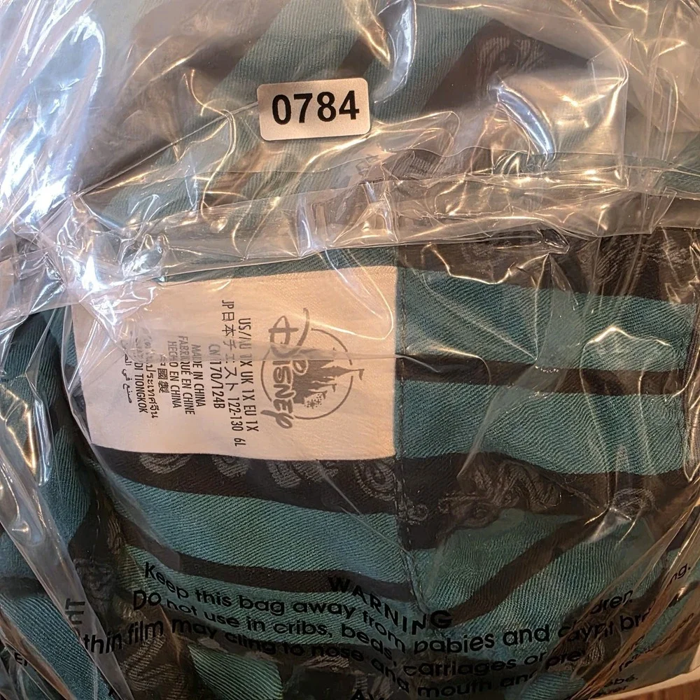 Disney Haunted Mansion Pajama Set Womens 1X Striped Shirt Shorts VTG Style - Picture 10 of 10